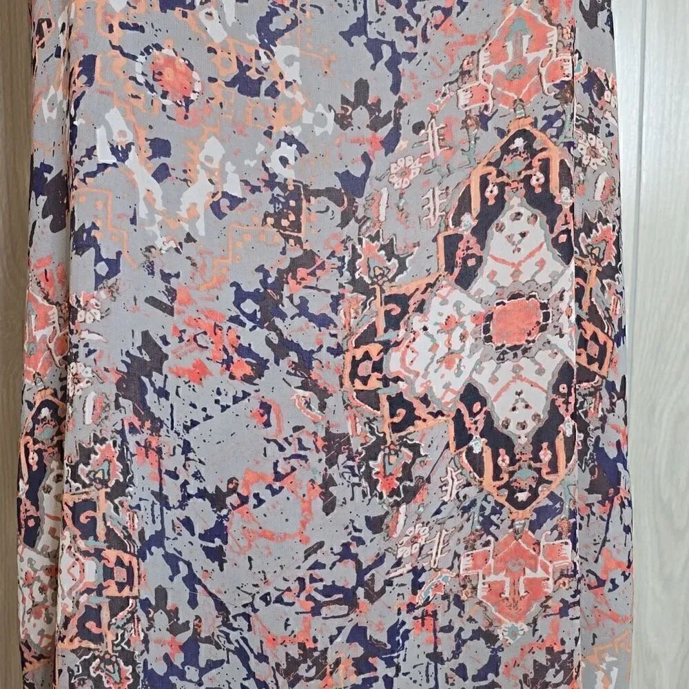 CAbi | Abstract Flowy Dress - Picture 6 of 9